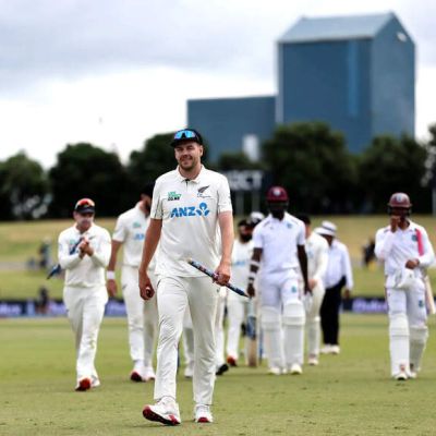 NZ vs WI 3rd Test: Jacob Duffy’s five-for triggers collapse as New Zealand crush West Indies by 323 runs to seal series | Cricket News – The Times of India