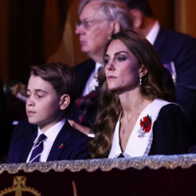 Prince George attends Festval of Remembrance