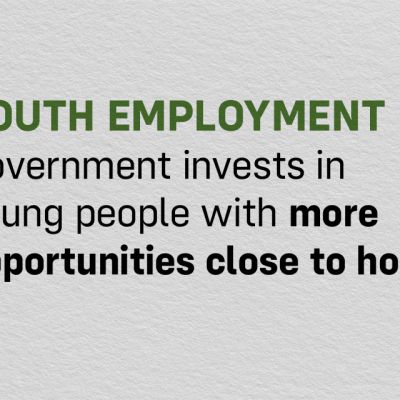 Government invests in young people with more opportunities close to home