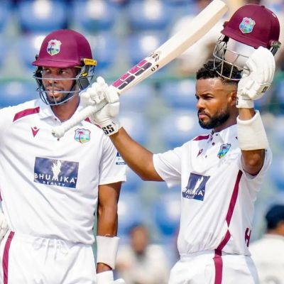 IND vs WI 2nd Test: Despite Shai Hope’s century, West Indies fall short
