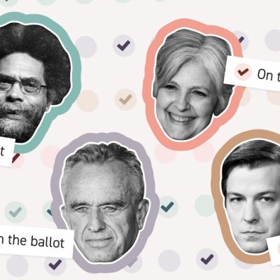 Where third-party candidates could actually spoil the presidential election