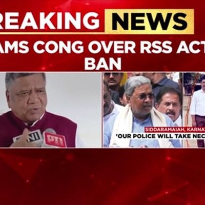 BJP’s Dare to Congress in Karnataka: ‘Ban RSS If You Have Guts’