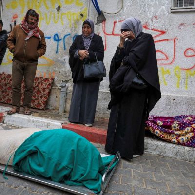 Four people killed in Gaza after walls collapse on tents during strong winds, hospital authorities say