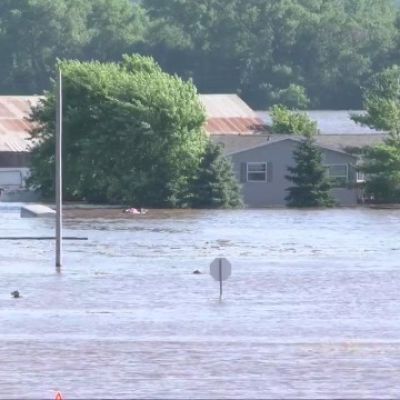 Devastation at McCook Lake after high water destroys numerous homes