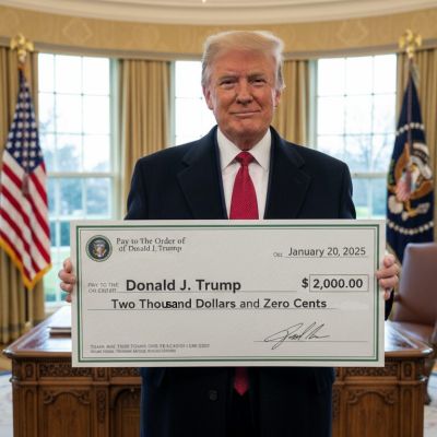 Trump’s New Stimulus Plan Will Simply Entail Taxpayers Writing Themselves a $2,000 Check