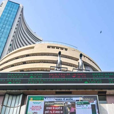 Sensex, Nifty trade higher as Bajaj Finance rallies