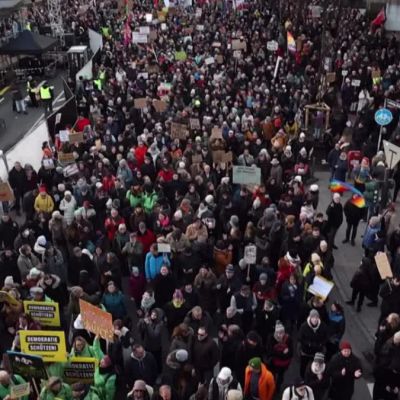 AfD in vote setback after huge protest wave in Germany