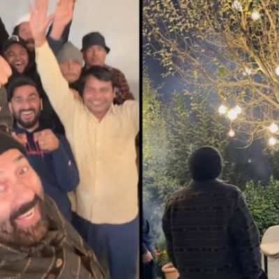 Sunny Deol Celebrates 68th Birthday By Bursting Fireworks, Singing Songs To Himself- Watch