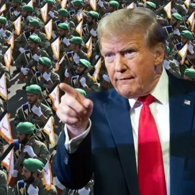 Jet statement from the Revolutionary Guards following Trump's provocation.