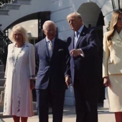 (VIDEO) Trump and Melania Welcome King Charles III and Queen Camilla to White House