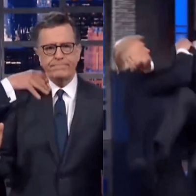 Trump shares AI dumpster video of Stephen Colbert after Late Show finale