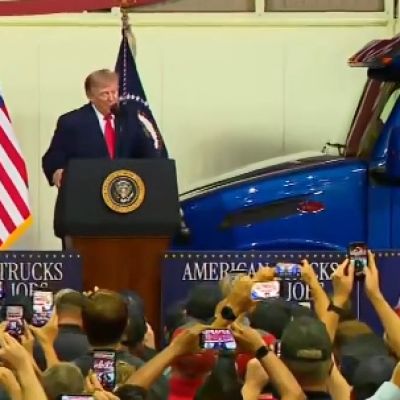 Trump promotes Paxton for Senate and economic policy during second visit to DFW region in three weeks