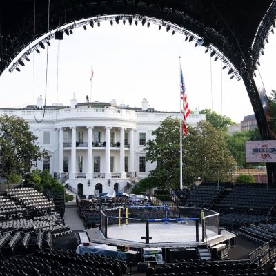 Inside Trump’s UFC fight on the White House South Lawn
