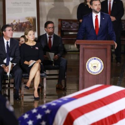 Lindsey Graham eulogized as an 'American original' at services drawing world leaders in Washington Img