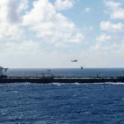US military boards 3rd oil tanker linked to Venezuela in Indian Ocean