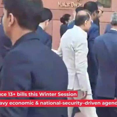 Stormy winter session ahead: Atomic, ‘Sin Goods’ tax among 13 bills; opposition ready for SIR fight