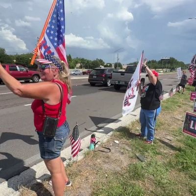 Tampa Bay Trump supporters rally after Pennsylvania shooting