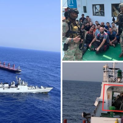 INS Trikand Foils Pirate Attack on MV Golden Arsenal Near Djibouti, All 21 Crew Safe