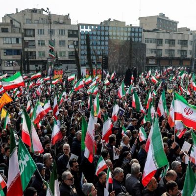 Thousands in Tehran pledge allegiance to new Supreme Leader Khamenei