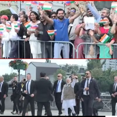 PM Modi Receives Grand Welcome in Slovakia, “Jai Shri Ram” Chants Fill Bratislava