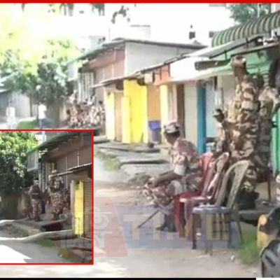 CRPF Deployed Outside Shyamkanu Mahanta’s Residence in Guwahati