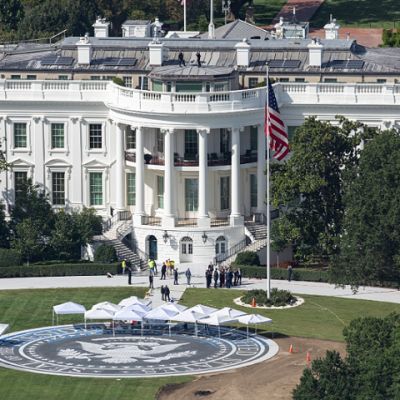 Trump Uses White House Helipad for First Time After Ribbon Cutting