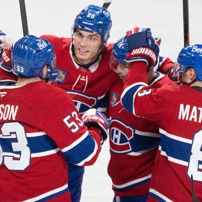 Slafkovsky scores in the 3rd period as the Canadiens beat the…