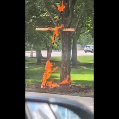 Man who admitted setting cross on fire in Chicago park is charged…