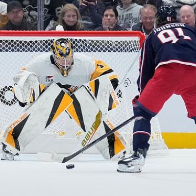 Kent Johnson scores lone goal in shootout to give Blue Jackets 3-2…