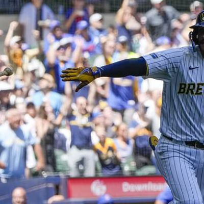 Brice Turang’s grand slam caps 7-run 4th inning for Brewers, who…