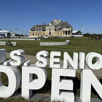 Fujita leads U.S. Senior Open by 3 strokes when rain hits. Play…