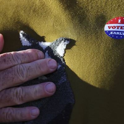 First in-person votes cast in US presidential election
