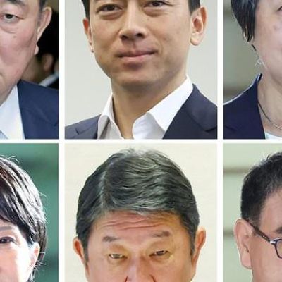 Surfer, defence geek, hardliner: Contenders for Japan PM