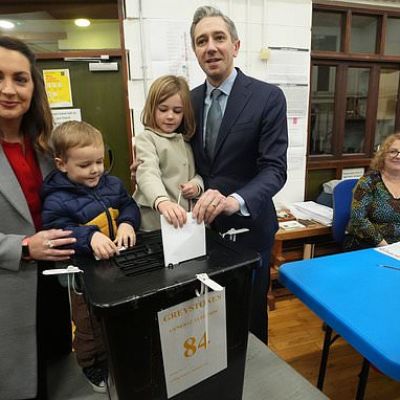 Irish premier casts vote with his family early as General Election…
