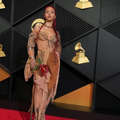 Addison Rae, Olivia Dean and other rising stars take up space on Grammys red carpet