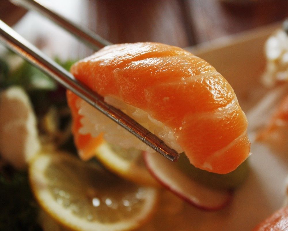 salmon, sushi, dining room-1353598.jpg