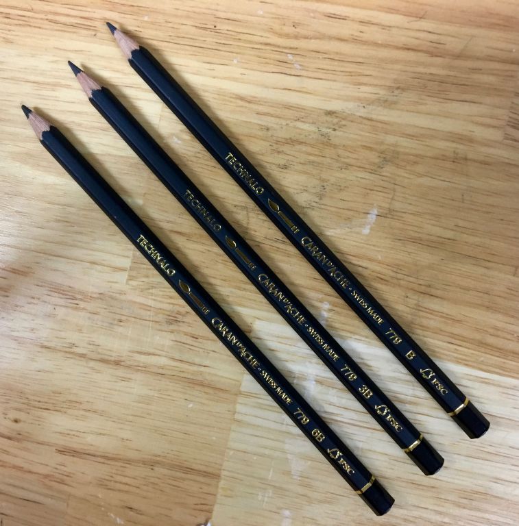 Technalo Water Soluble Graphite Pencils by Caran d'Ache Raw Materials