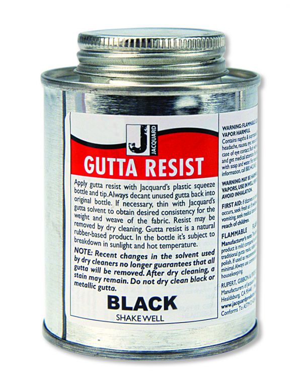 8oz Black Gutta Resist by Jacquard Raw Materials Art Supplies