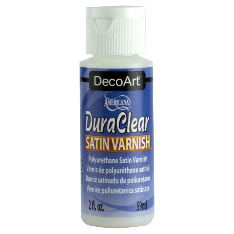 2oz Satin DuraClear Varnish by DecoArt Raw Materials Art Supplies