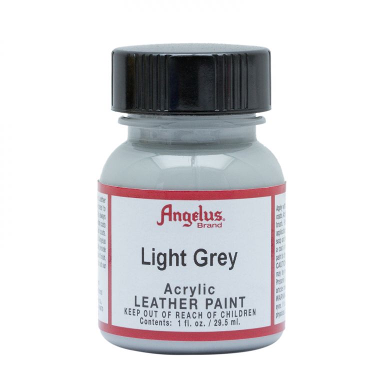 1oz Light Grey Leather Paint by Angelus Shoe Polish Raw Materials Art
