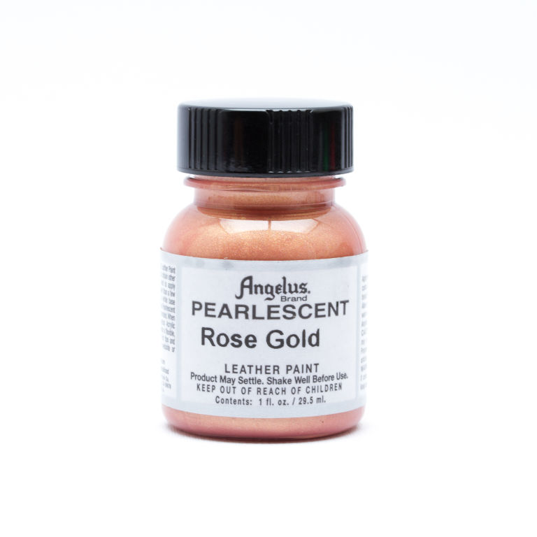 rose gold leather dye