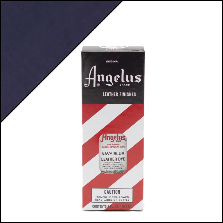 navy blue leather shoe polish