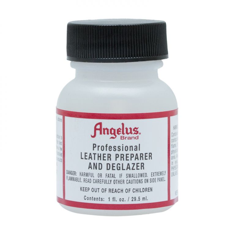 how to use angelus leather preparer and deglazer