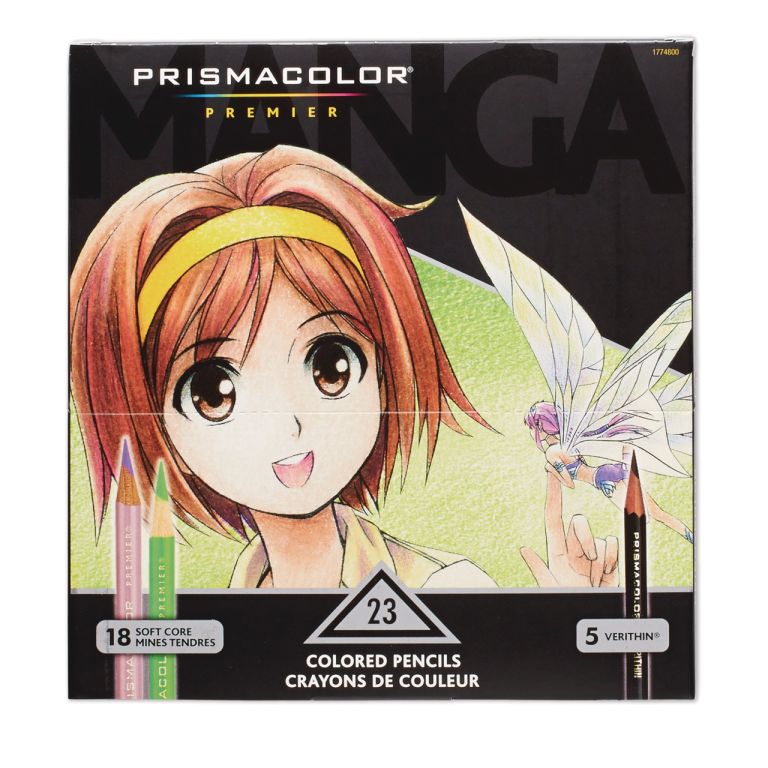 Premier Manga Colored Pencil Set by Prismacolor Raw Materials Art