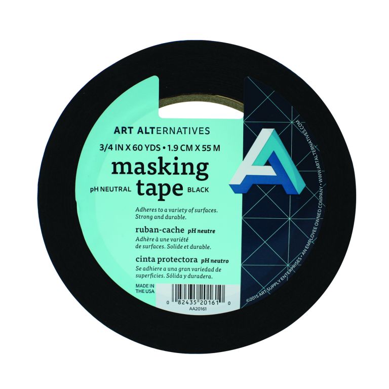 AcidFree Black Masking Tape by Art Alternatives Raw Materials Art