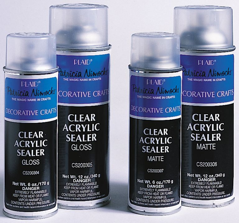 Patricia Nimock's Clear Acrylic Spray Sealer by Plaid Raw Materials