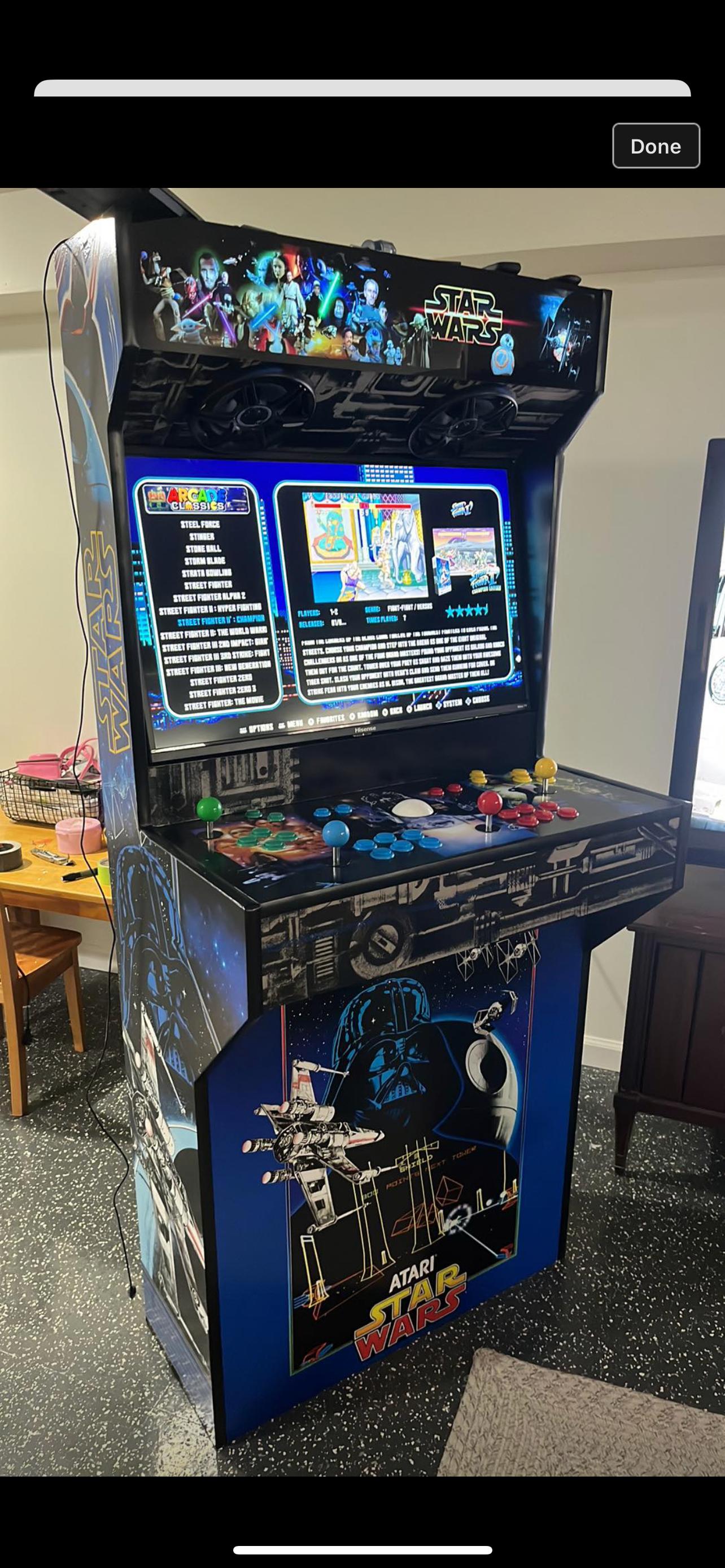 4 Player Arcade Machine - Full Wrap
