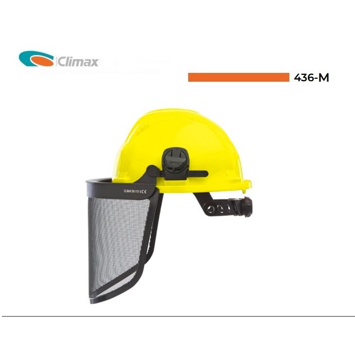 Climax mesh faceshield 436-M yellow helm