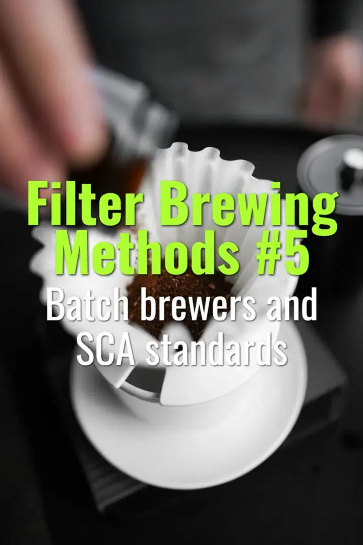 Batch brewers and SCA standards
