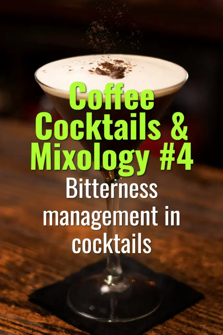 Bitterness management in cocktails
